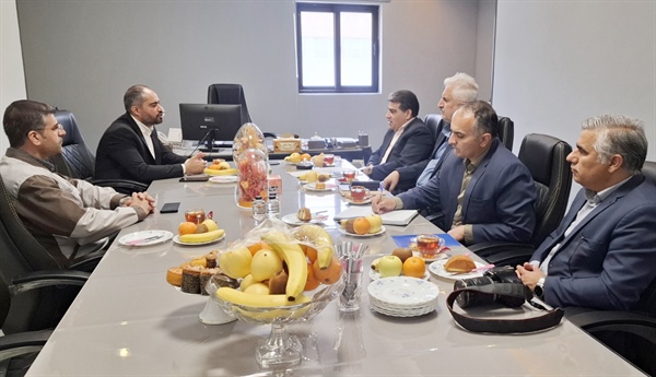 جلسه مدیران بانک رفاه و صبا فولاد زاگرس